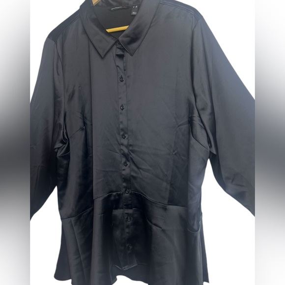 Marca: Isaacmizrahilive, blusa plus, color negro, talla26W - Picture 2 of 12